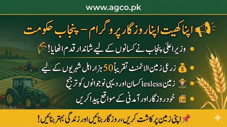 Apna Khait Apna Rozgar Program 2026