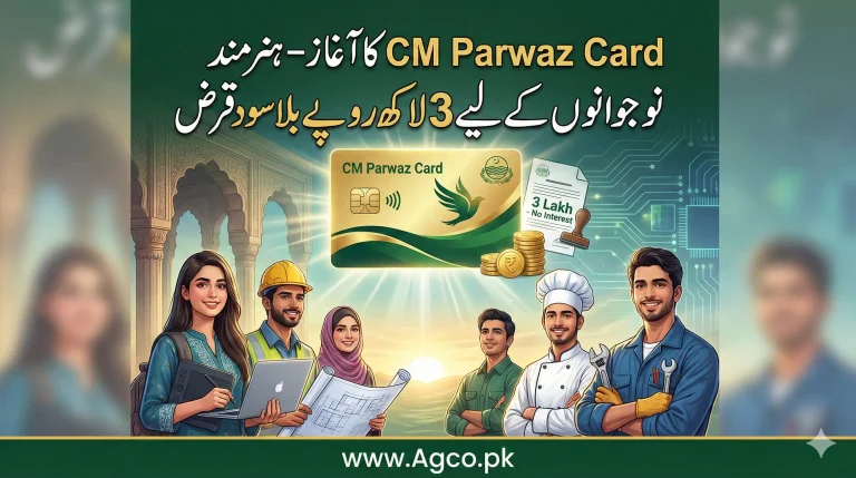 CM Punjab Parwaz Card Raah e Rozgaar Program 2026