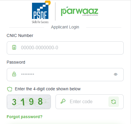 Pawaz Card application Form 