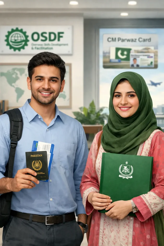 CM Parwaz Card Program 2026 – Job Holder and Job Seeker categories, Pakistan youth employment and government support for foreign jobs