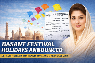 Basant Festival Holidays 2026: Punjab Govt Issues Official Notification for 6 and 7 February