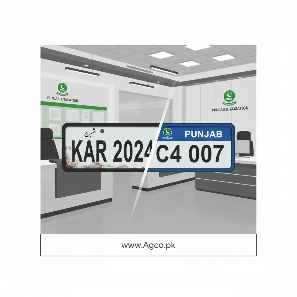 vehicle transfer other province Punjab